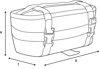 Oxford heuptasje fanny pack xw3r black 3l