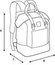 Mochila de Oxford Aqua B25 Caki Negro 25L