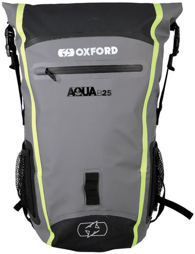 Oxford Backpack Aqua B25 Grigio Nero 25L