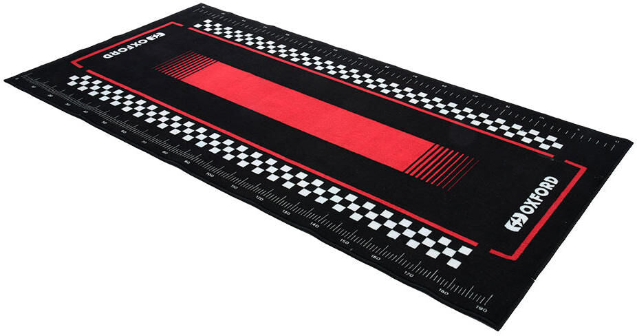 Oxford Workshop Mat Pitlane L 200x100 cm rosso
