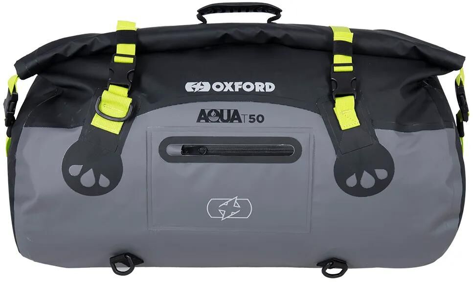 Oxford Luggage Roll T-50 Black Grey Flano