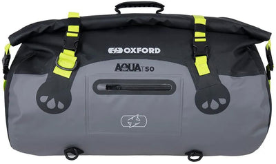 Oxford luggage roll T-50 Black Gray Fluo