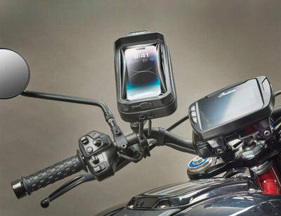 Porta cellulare interphone quiklox con sistema di fissaggio custodia porta cellulare interph quiklox, suola attacco 7