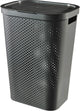 Curver infinity dots wasbox recycled 60 liter antraciet 44x35x60cm