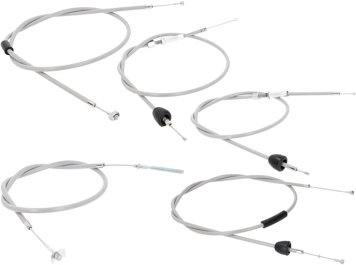 Juego de cables bowden 101 octanos Juego de cables bowden 101.octa 5tlg gris