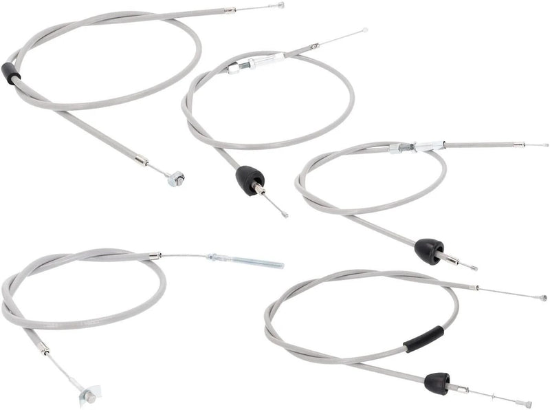 Juego de cables bowden 101 octanos Juego de cables bowden 101.octa 5tlg gris