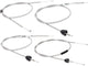 Juego de cables bowden 101 octanos Juego de cables bowden 101.octa 4tlg gris