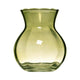 Jarrón de cristal Hatchet yves swirl vientre verde ø11xh13cm