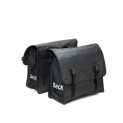 Borsa double beck classic telone nero opaco 46l.