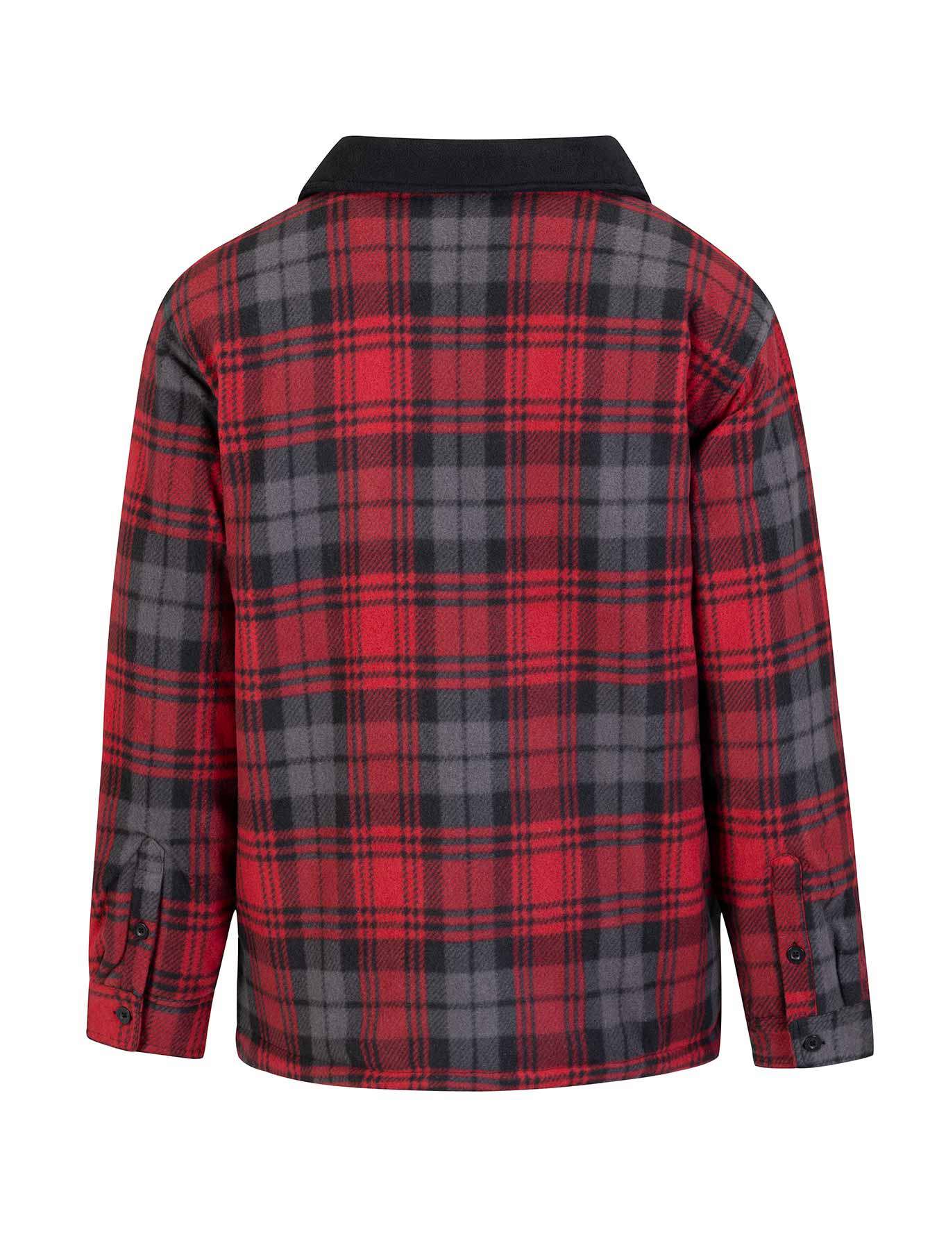 Gilet in pile da boscaiolo Storvik Products Stanley termo rosso nero 3XL