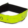 Bracciale a LED giallo fluorescente. batterie incluse