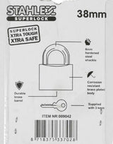 Prodotti lucchetto superlock 38mm più 3 chiavi - afbeelding 4