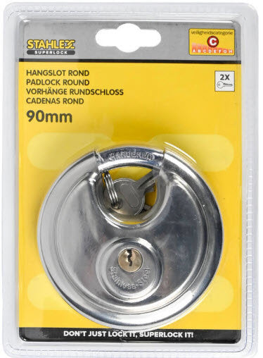 Prodotti lucchetto blocca disco 90mm più 2 chiavi