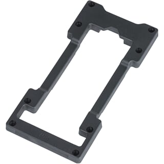 MIK Double Decker - per mik adapterplaat - nero
