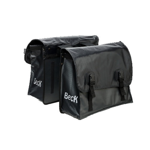 Borsa double Beck classico telone nero 46l.