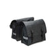 Borsa double beck classic telone nero opaco 46l.