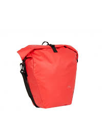 Nuova borsa da bicicletta rolltop Rebel Carbon Planner da 22 litri rossa