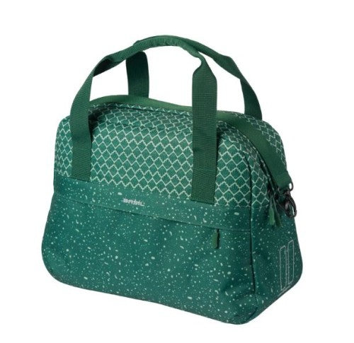 Basil bicycle shoulder bag flair hook-on system green 18l