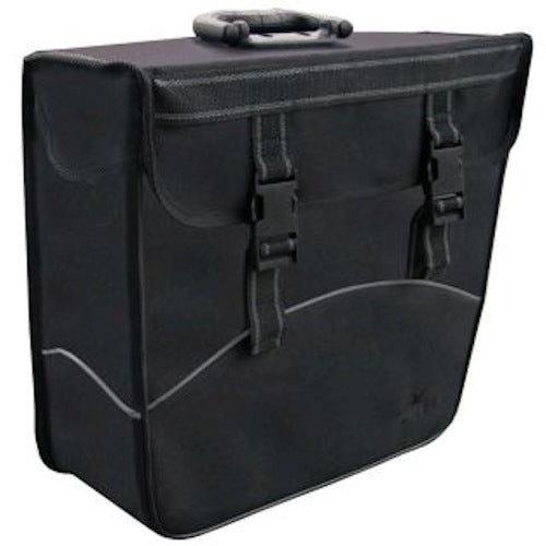 Greenlands single bag black, right. Dimensions 37x33x14 cm, capacity 20 litre