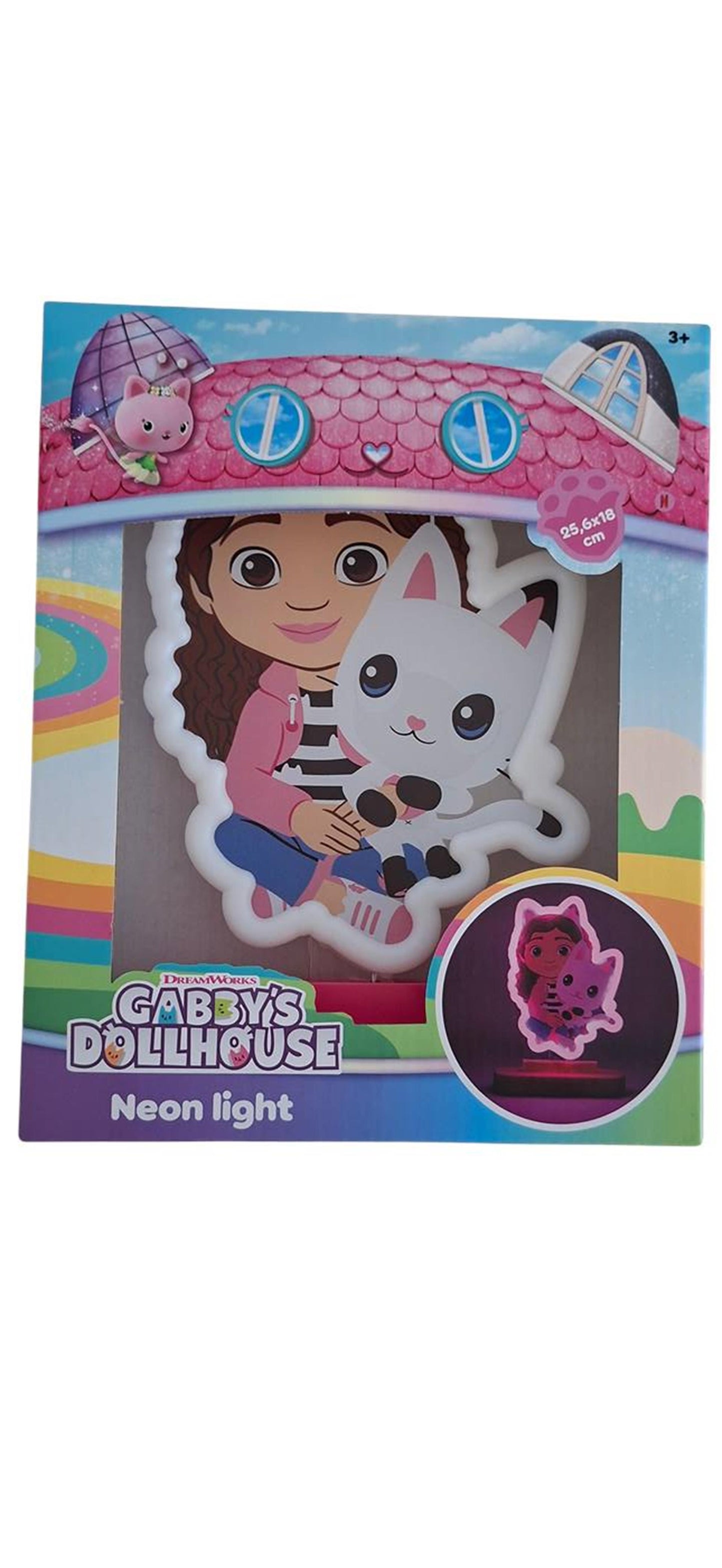 Z1 gabby neon table lamp 25x22cm