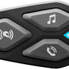 Interphone helmkommunikationssystem u-com 3 com. system u-com3 single-kit