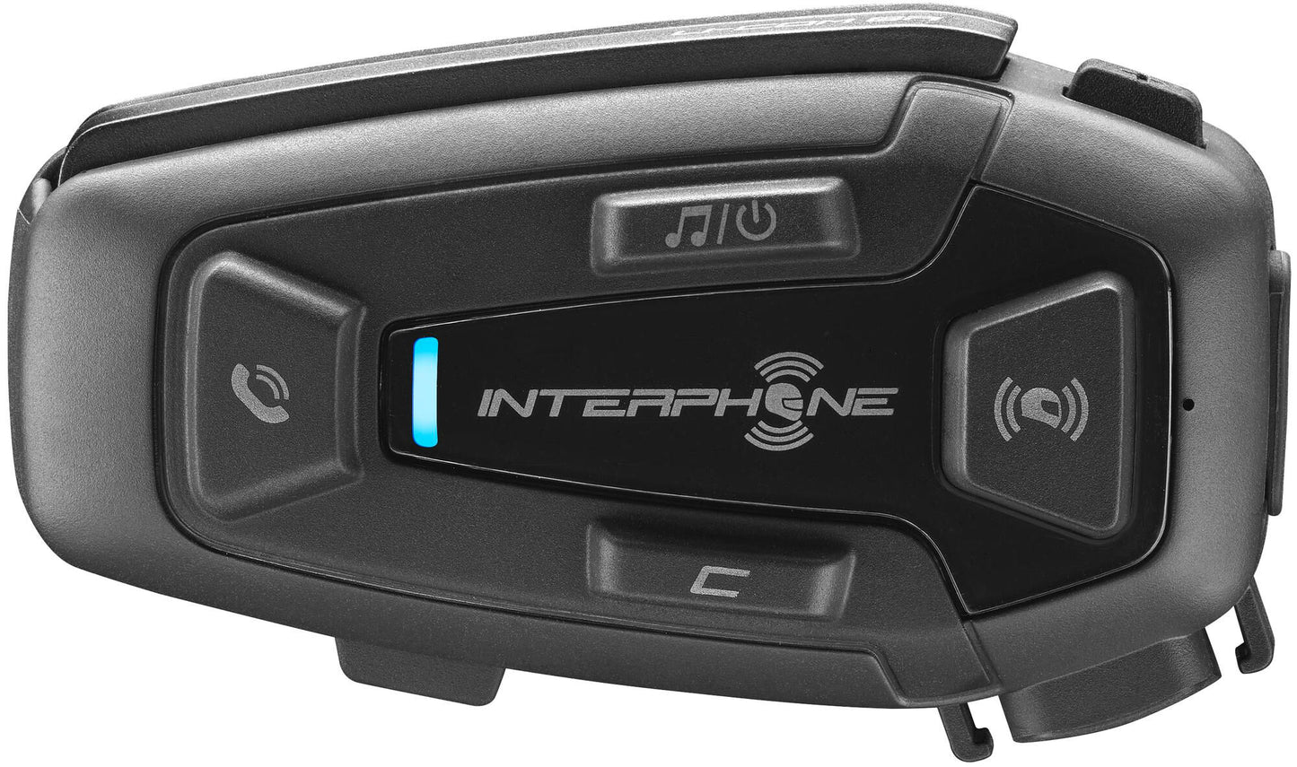 Interphone helm communicatiesysteem u-com 8 r helmet com.system interp. u-com 8r single kit