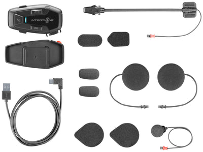Interphone helm communicatiesysteem u-com 7 r helmet com.system interp. u-com 7r single kit