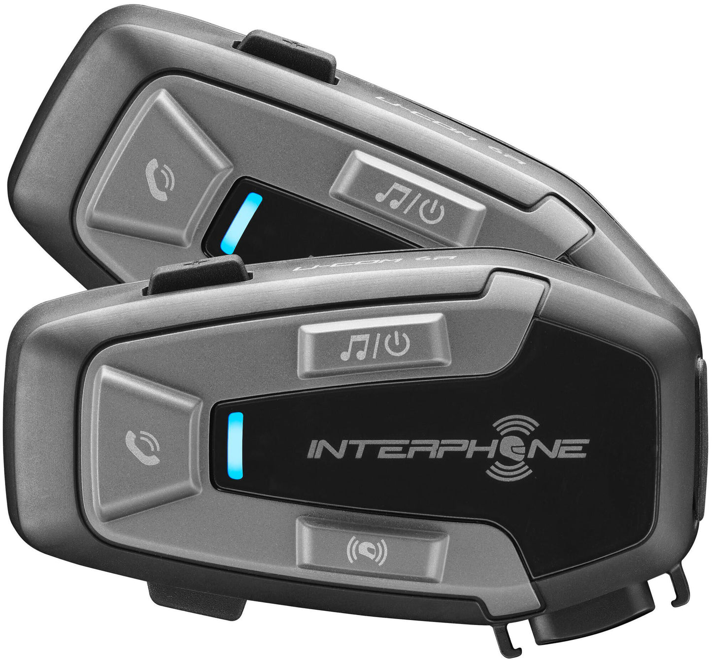 Interphone helm communicatiesysteem u-com 6 r helmet com.system interp. u-com 6r double kit