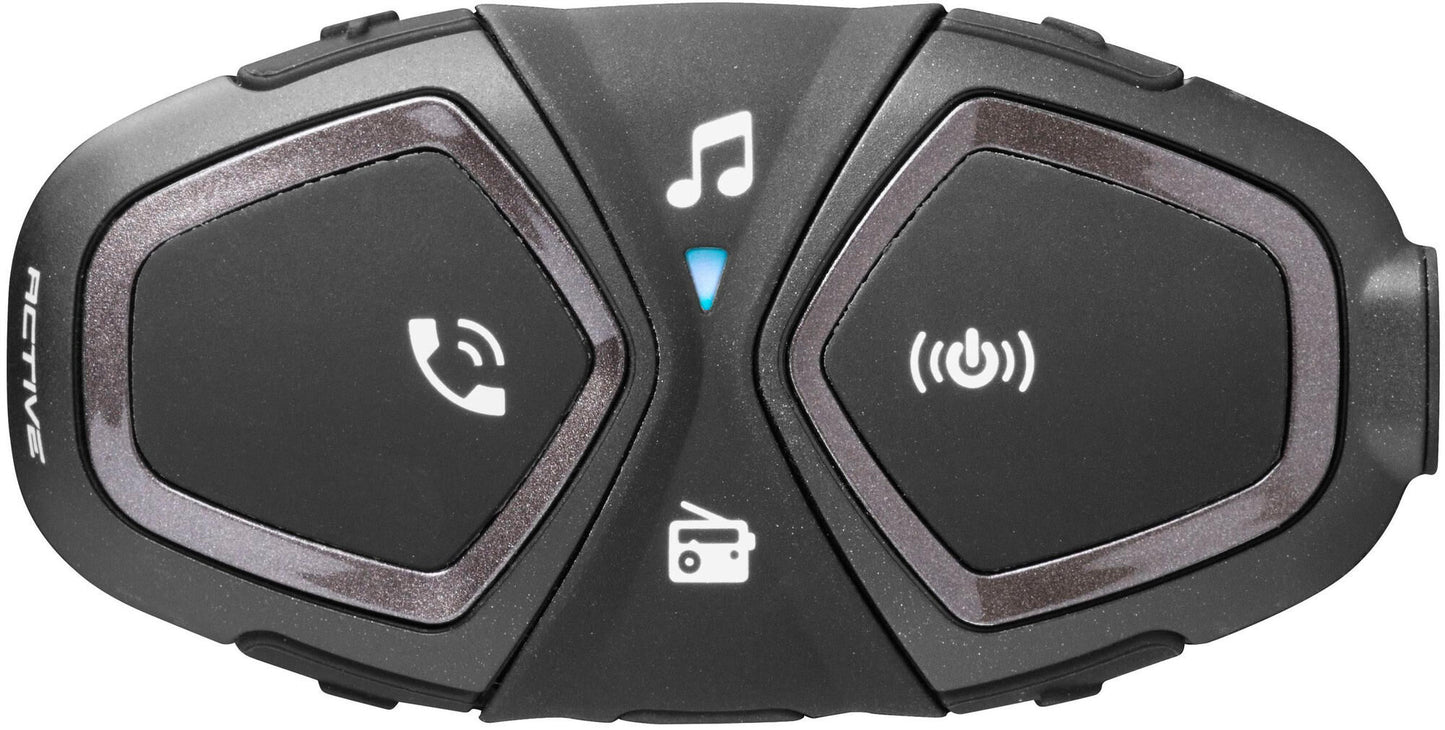 Interphone helm communicatie systeem active helmet com.system interp. single kit
