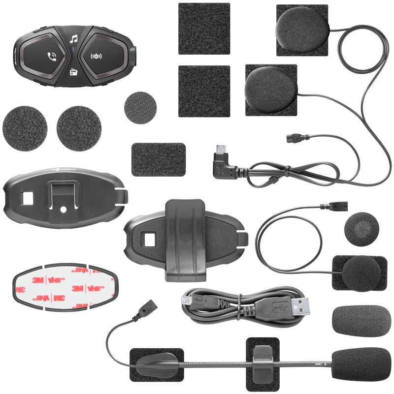 Interphone sistema di comunicazione casco casco attivo com.system interp. kit unico