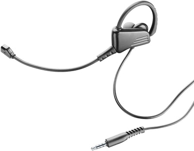 Cable mono del auge del micrófono de las auriculares de las auriculares del interfono
