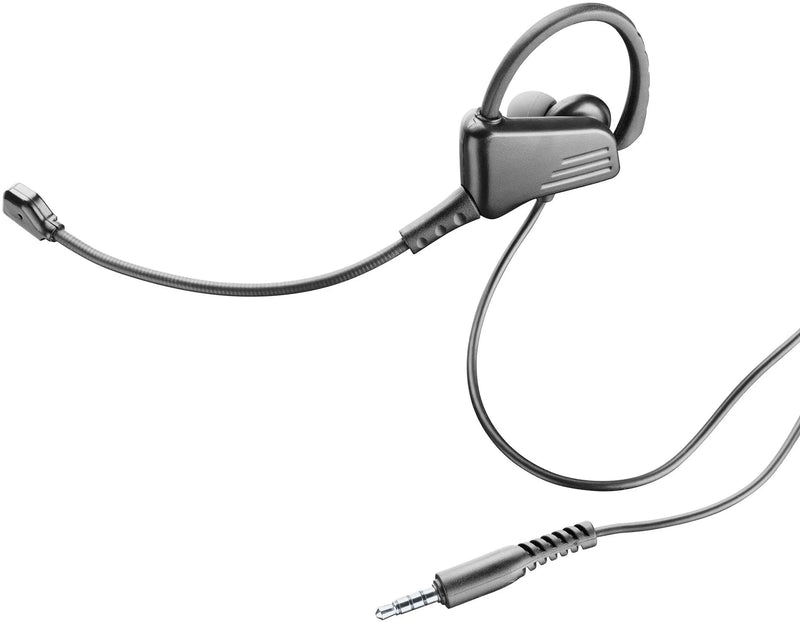 Interphone auricolare auricolare mono microfono con cavo