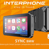 Interphone infotainmentsystem sync55 bmw smart display sync bmw car play,android auto 5.5