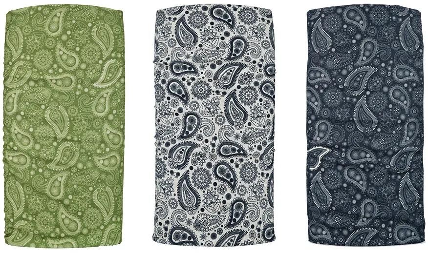 Oxford multifun. Bufanda cómoda paisley