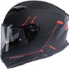 Spec-x integraalhelm sx-82.03 r2 stinger helmet sx-82.03 r2 black matt red xxl pin re