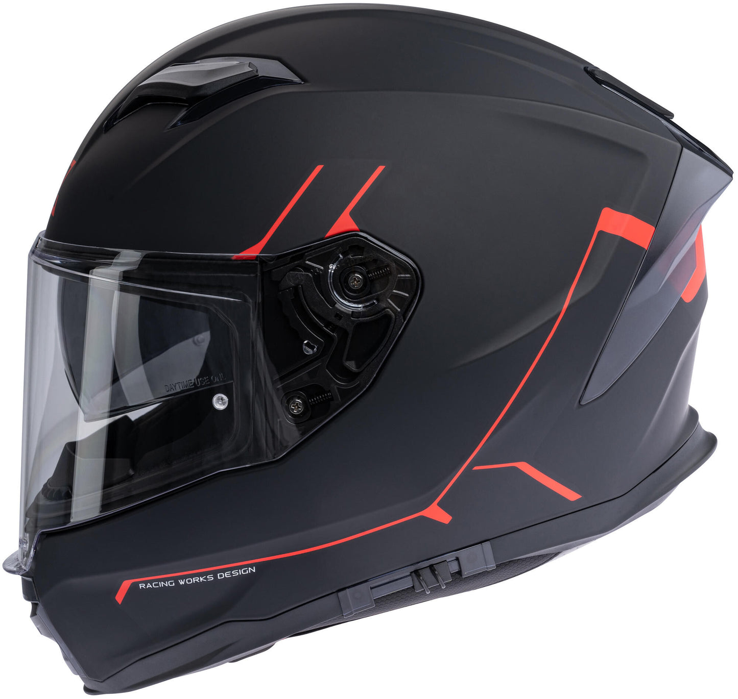 Casco Spec-X SX-82.03 R2 Negro Matt Red XL Pin Rea