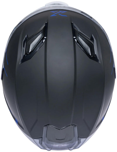 Spec-X Helmet SX-82.03 R2 Black Matt Blue XXL Pinre