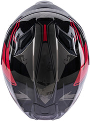 Spec-x integralhelm sx-82.03 r1 stinger helm sx-82.03 r1 red black gray s pin read - afbeelding 1