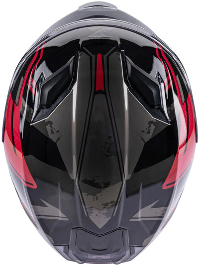 Casco SPEC-X SX-82.03 R1 Black rosso nero XL Pinread