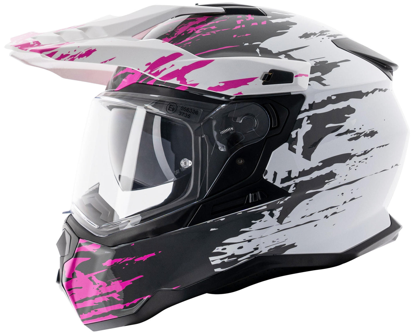 Spec-x endurohelm sx-62.01 r1 stinger adv helmet spac-x sx-62.01 r1 stinger adv l white pink
