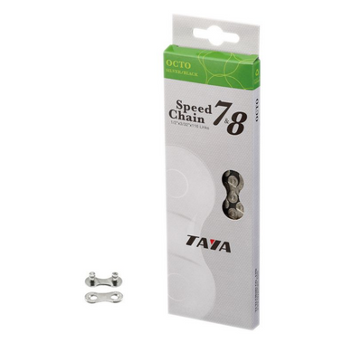 Collar Taya Octo 7 8 Velocidad 1 2x3 32 116s. Negro | plata