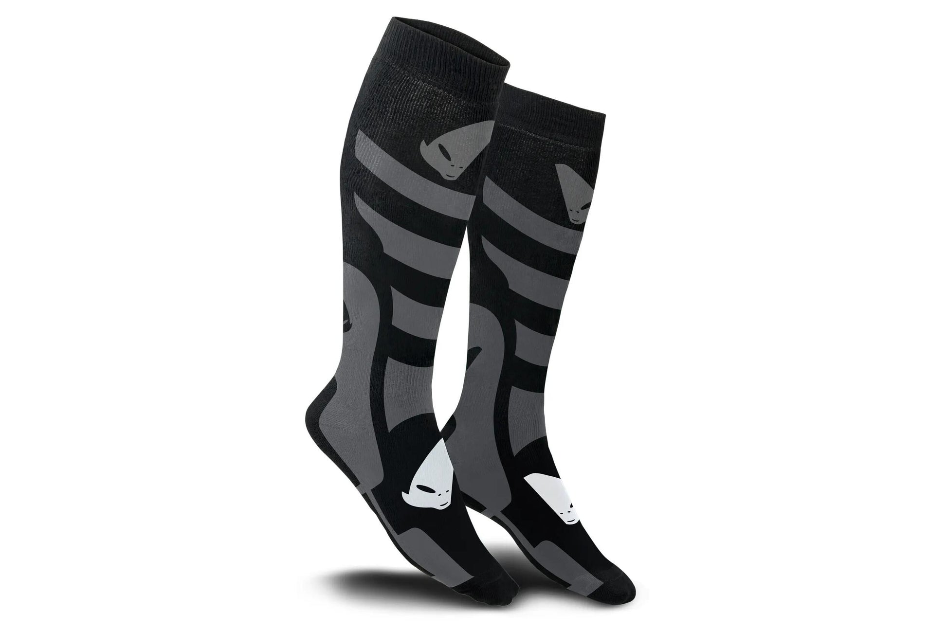 Ufo plast sokken off - road socks ufo short black grey gr. m