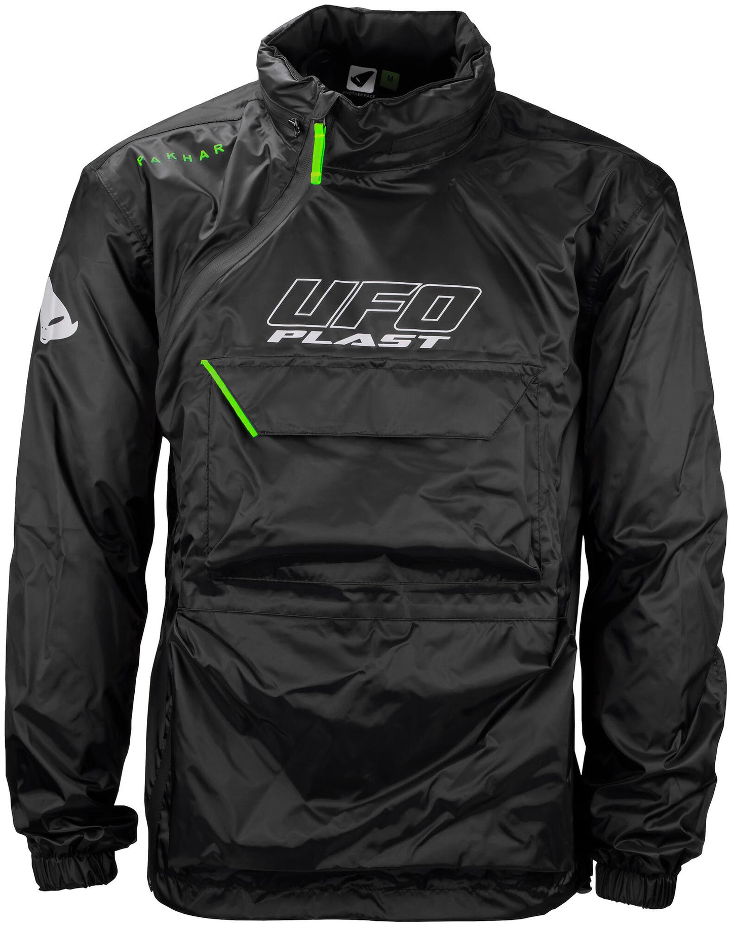 Ufo plast regenjas pakhar rain jacket ufo black gr. xl