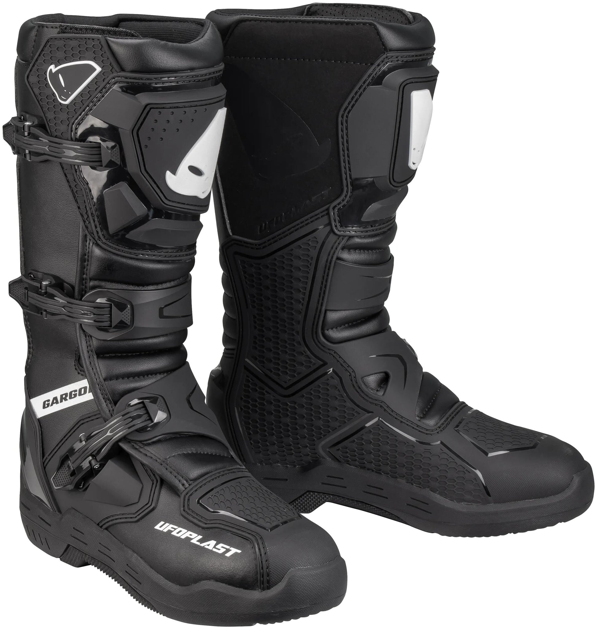 Ufo plast laarzen gargor boots ufo gargor black white gr. 44