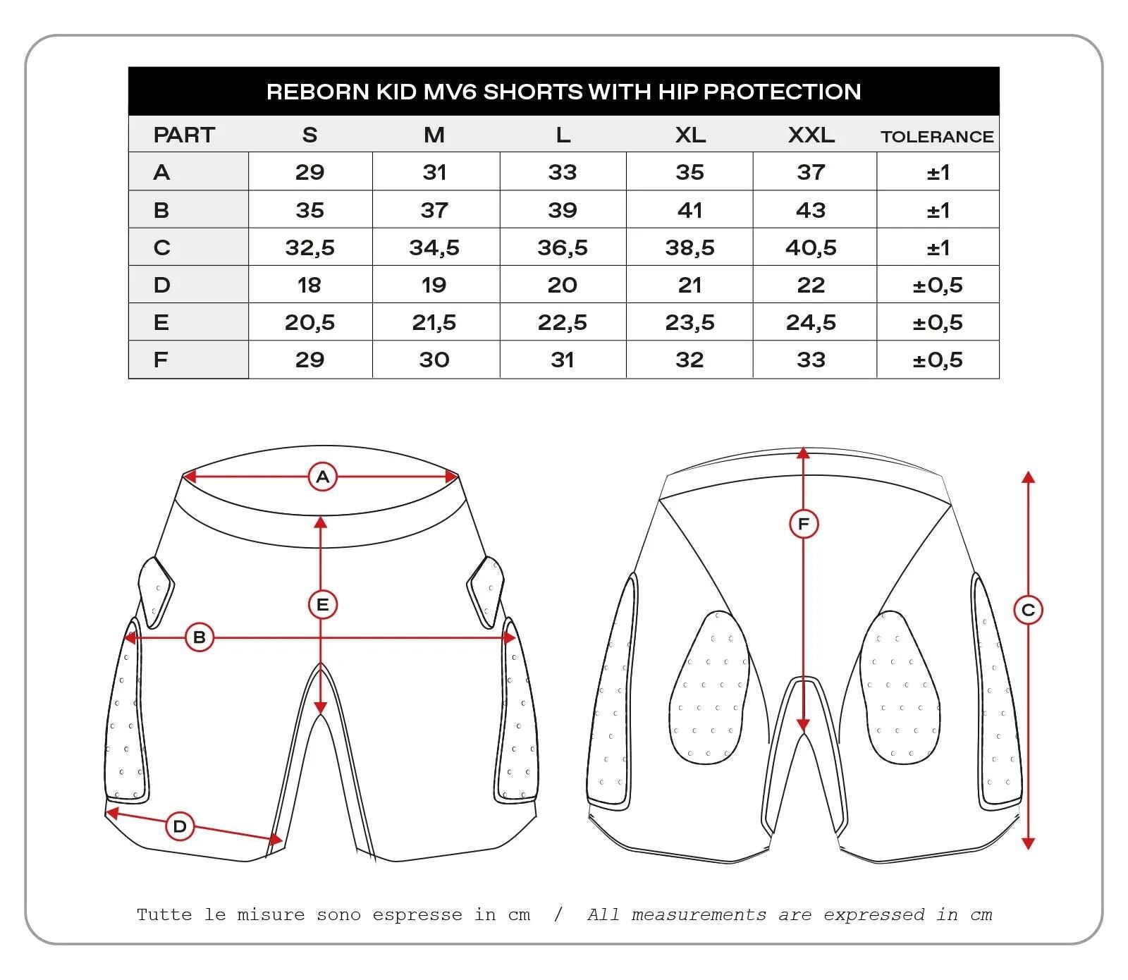 Ufo plast protektorenhose reborn mv6 children's protec. trouse reborn mv6 black gr.xxl