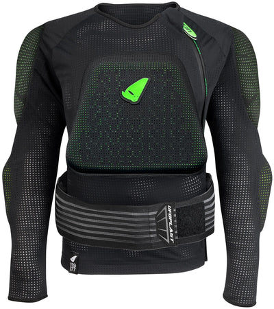 Camiseta protectora de orina ovni centurion bv1. camisa de protección para niños centurion bv1 negro m