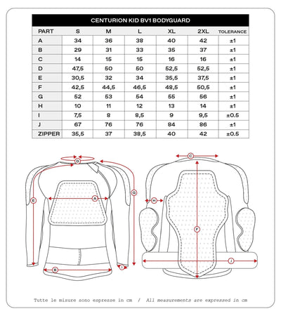 Camiseta protectora de orina ovni centurion bv1. camiseta de protección para niños centurion bv1 negro l