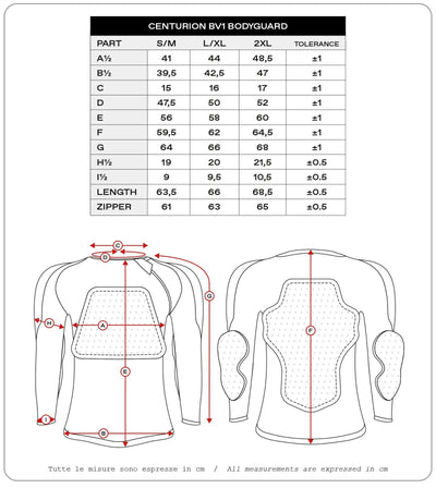 Camiseta protectora de orina ovni centurion bv1. camisa protectora ufo bv1 centurion negro s m