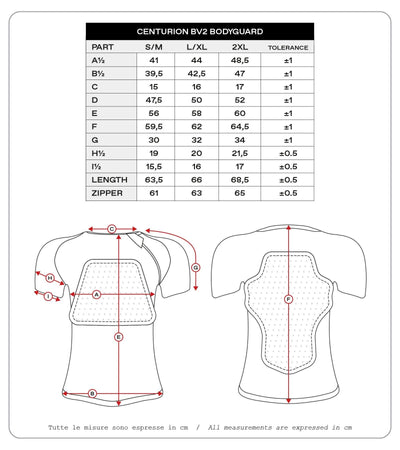 Camisa protectora ufo plast centurion bv2 camisa protectora ufo bv2 centurion negro l xl