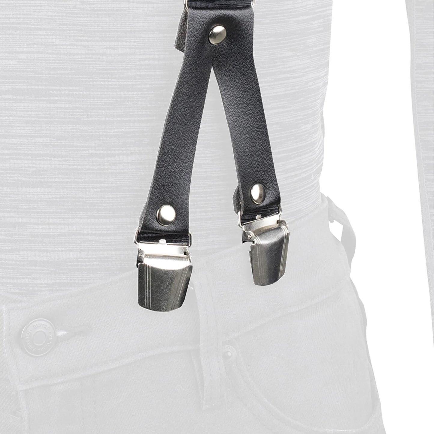 Oxford bretels trouser braces riggers chic black
